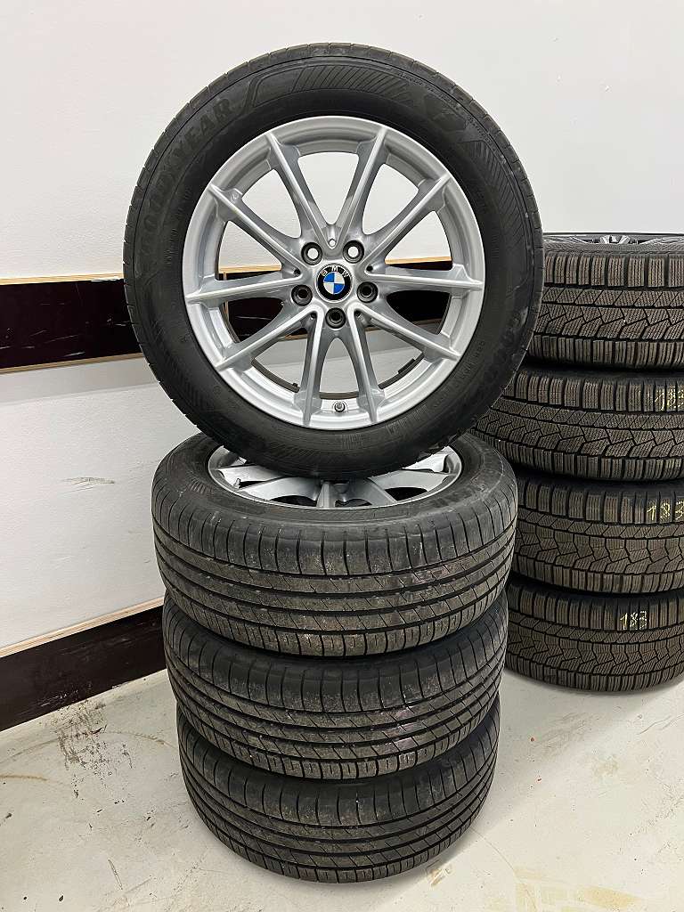 Original Bmw 5er G30 G31 17 Zoll Sommer Kompletträder 7,5x17 ET27 6868217 Goodyear 225/55 R17 RDC #184