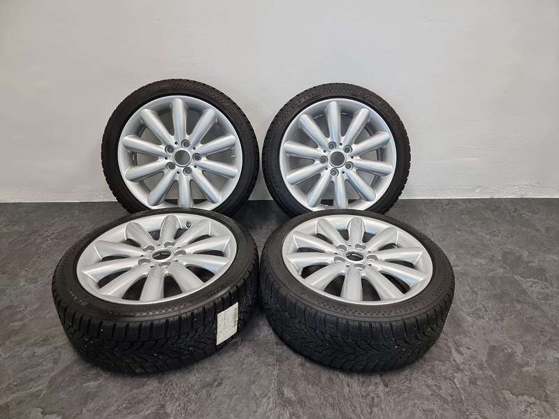 Original Mini Cooper F55 F56 F57 17 Zoll Winter Kompletträder 7x17 ET54 6855108 Dunlop 205/45 R17 RDC AKTION
