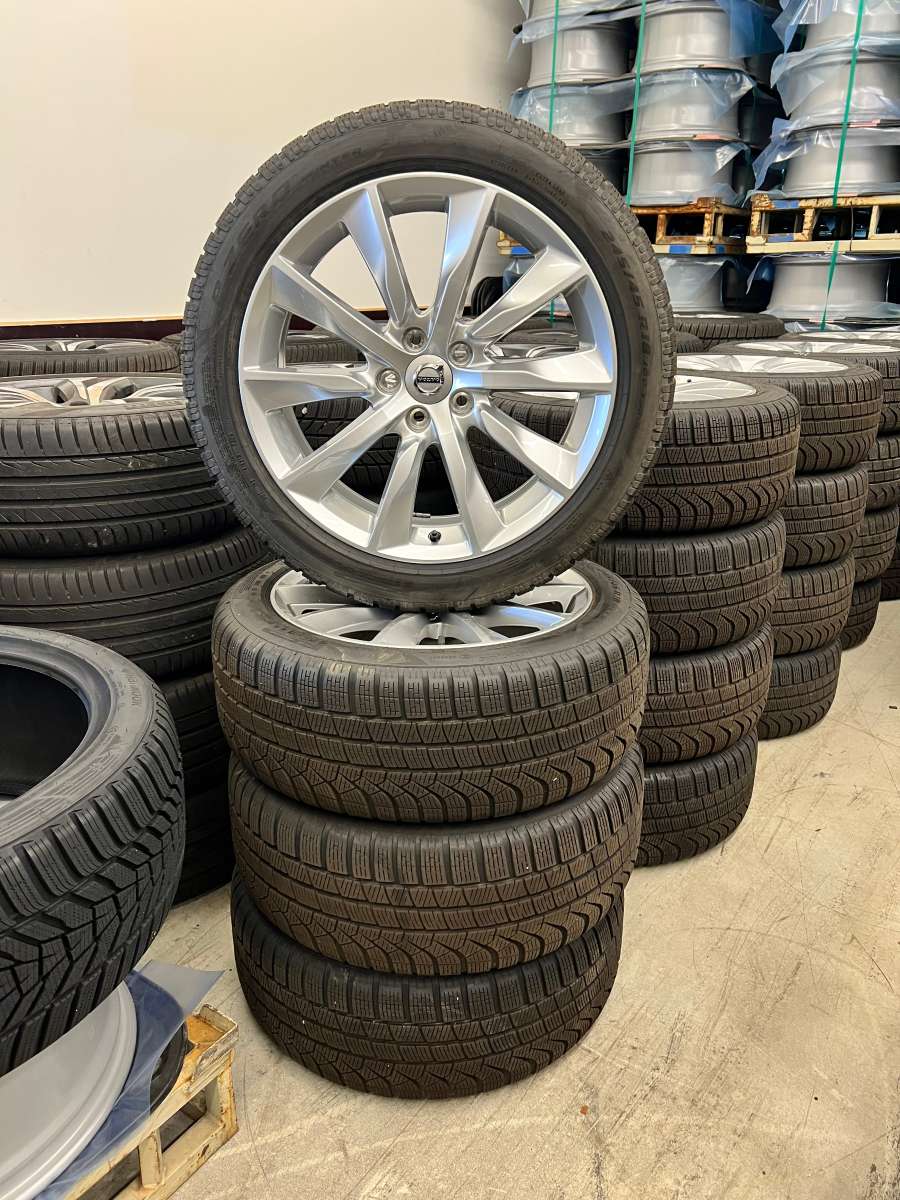 Original Volvo V90 S90 18 Zoll Winter Kompletträder 8x18 ET42 31362840 Pirelli 245/45 R18 #5032