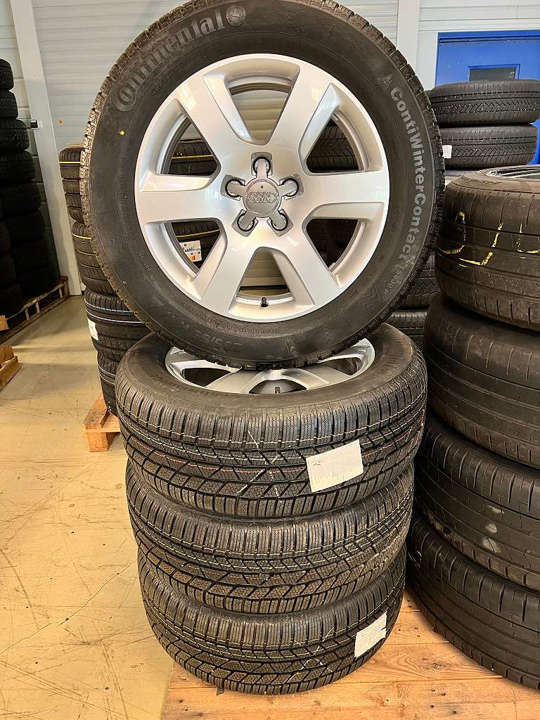 Original Audi A6 4G C7 17 Zoll Winter Kompletträder 7x17 ET25 4G8601025H Continental 235/55 R17 #958