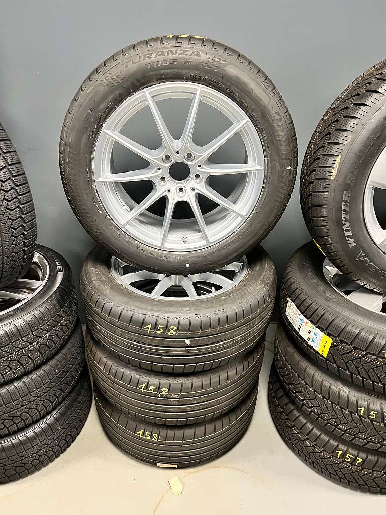 Original Mercedes Benz S Klasse W223 18 Zoll Sommer Kompletträder 8x18 ET37,5 A2234012800 Bridgestone 235/55 R18 RDC #158