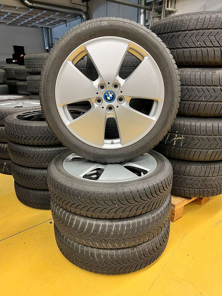 Original Bmw i3 I01 i3s I01 19 Zoll Winter Kompletträder 5x19 ET43 6852053 Bridgestone 155/70 R19 Rdc #1309