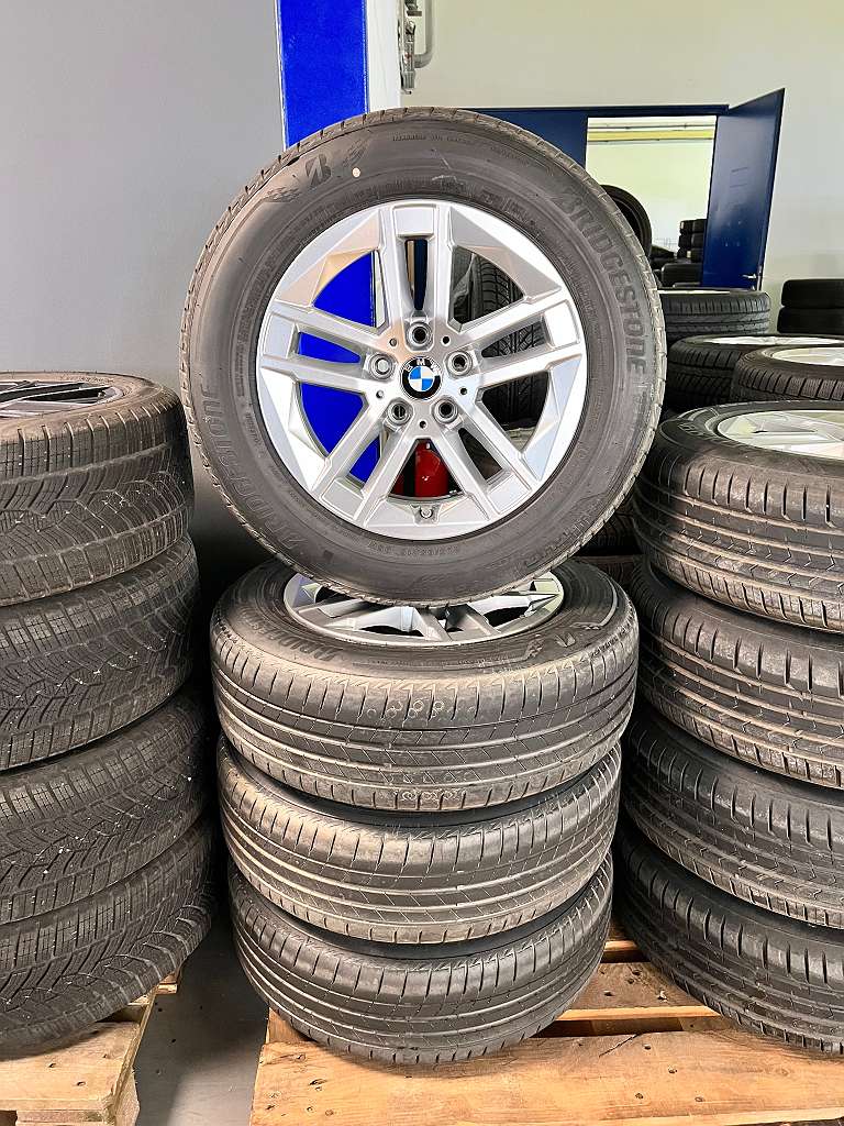 Original Bmw 2er U06 16 Zoll Sommer Kompletträder 7x16 ET41 6888838 Bridgestone 205/65 R16 RDC #1257