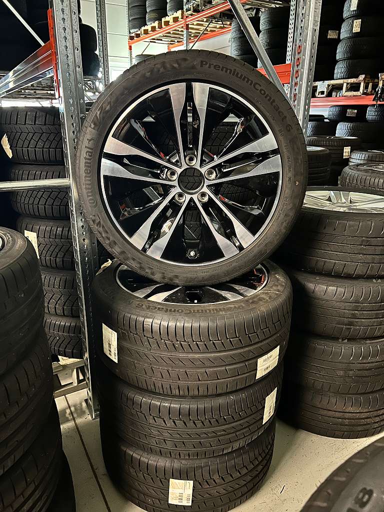 Original Mercedes Benz S Klasse W206 S206 18 Zoll Sommer Kompletträder 7,5x18 9x18 A2064017300 Continental 225/45 255/40 RDC #50