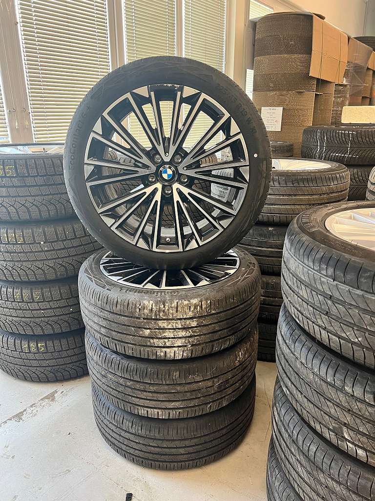 Original Bmw 2er U06 19 Zoll Sommer Kompletträder 8x19 ET46 6891180 Continental 225/45 R19 RDC #186