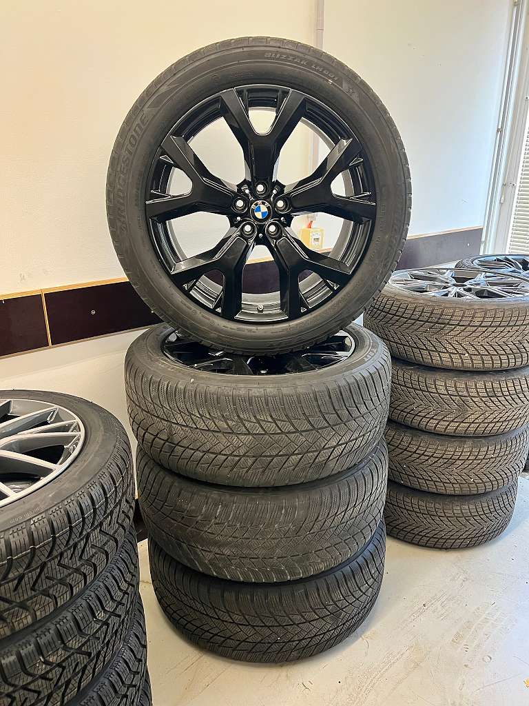 Original Bmw X7 G07 21 Zoll Winter Kompletträder 9,5x21 ET36 6885461 Bridgestone 285/45 R21 113V RDC #179