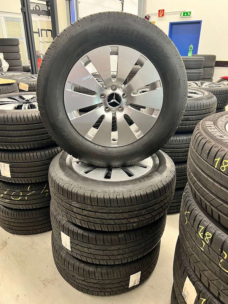 Original Mercedes Benz GLC X253 C253 W253 17 Zoll Sommer Kompletträder 7,5x17 ET36 A2534010500 Hankook 235/65 R17 RDC #19