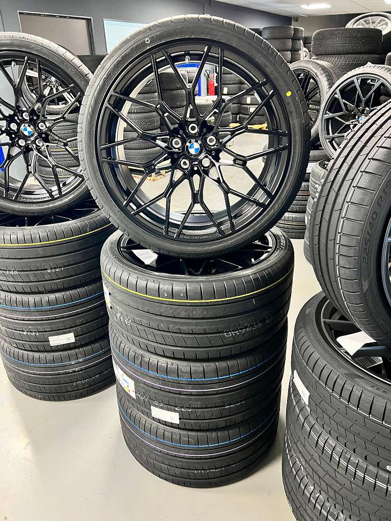 Original Bmw M Performance Kreuzspeiche 1000 jet black matt (geschmiedet) 20 / 21 Zoll M3 G80 M4 G82 RDC 8746991 8746992 Yokohama Aktion