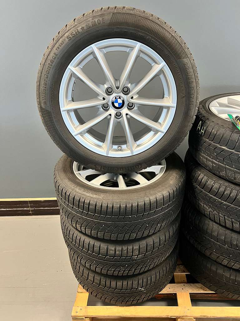 Original Bmw 5er G30 G3117 Zoll Winter Kompletträder 7,5x17 ET27 6868217 Continental 225/55 R17 RDC #1092
