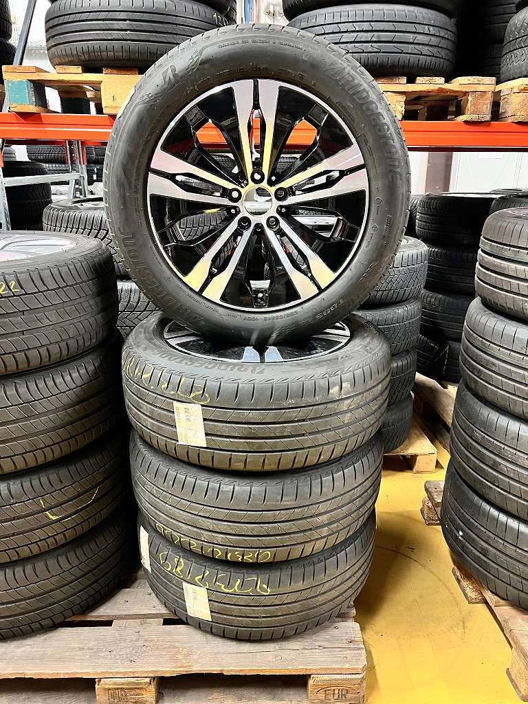 Original Mercedes Benz S Klasse W223 18 Zoll Sommer Kompletträder 8x18 ET29 A2234012700 Bridgestone 235/555 R18 RDC #172