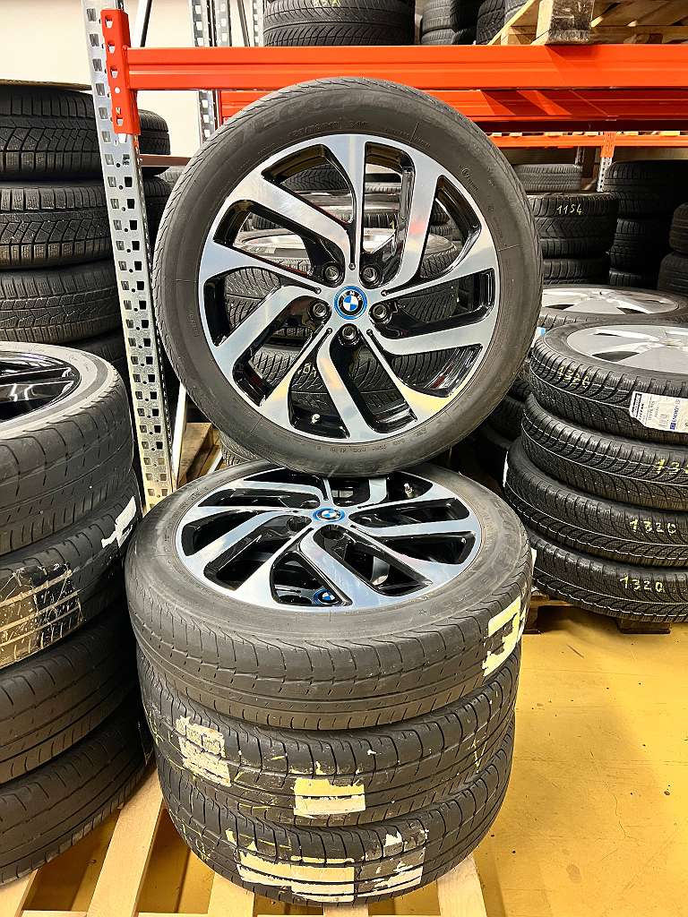 Original Bmw i3 i3s 19 Zoll Sommer Kompletträder 5x19 5,5x19 6856894 6856895 Bridgestone 155/70 175/60 RDC #1449